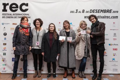 Imatge dels guanyadors del Primer Test del Festival REC amb ¿Qué hicimos mal?'.