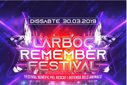 Cartel del l'Arboç Remember Festival.