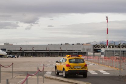 Una imatge d'arxiu de la zona de les pistes de l'Aeroport de la capital del Baix Camp.