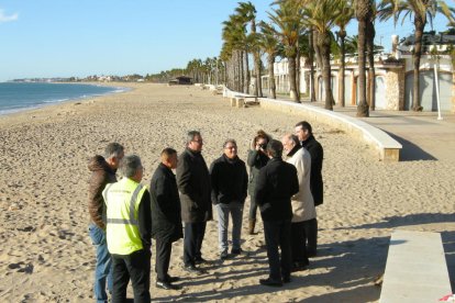 El subdelegat del Govern a Tarragona, Joan Sabaté, ha visitat les obres d'emergènci