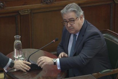 L'exministre de l'Interior Juan Ignacio Zoido, durant la compareixença al Tribunal Suprem