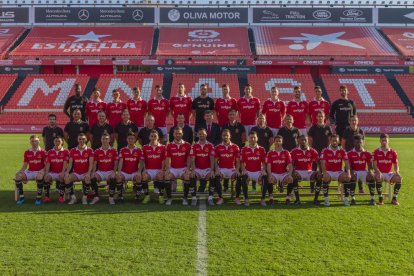 El Nàstic va fer ahir al matí la fotografia oficial de la temporada 2019-20.