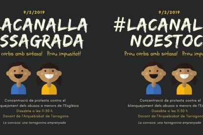 Cartel de la manifestación convocada para el sábado.