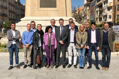 Miembros de la candidatura de Junts per Catalunya.