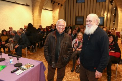 Los conferenciantes Joan Foguet y Joaquim Camps.