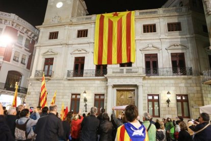 Imatge de l'Ajuntament de Reus amb l'estelada