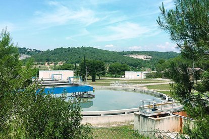 La depuradora d'aigües residuals de Calafell.