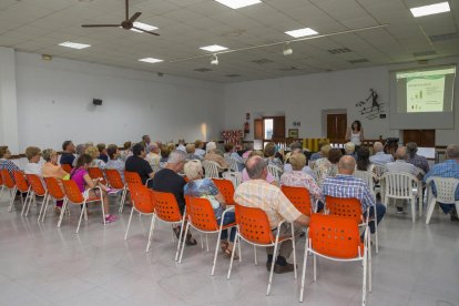 Imagen de la sesión inaugural del curso 2019-2020 de las Aulas de Extensión Universitaria para las Personas Mayores en Constantí.