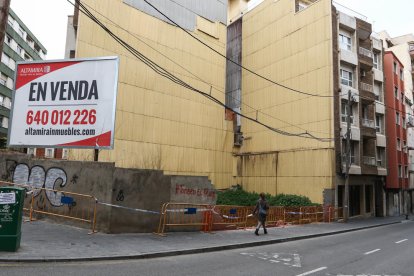 La zona donde tuvo lugar el accidente, después de haberse limpiado.