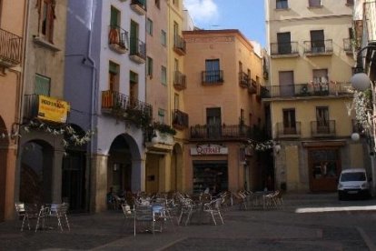 Imatge d'arxiu de la plaça de l'Oli