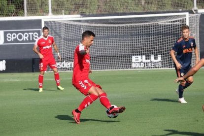 Imatge de l'amistós contra el filial valencianista de la temporada passada.