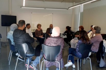 Imagen de una jornada de trabajo de la Unidad de Mediación y Resolución de Conflictos de la Guardia Urbana de Reus.