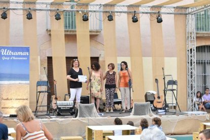 Entrega del premi al carrer de l'Hort.