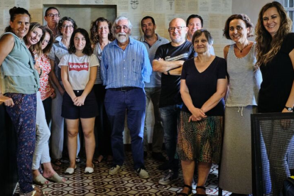 Foto de família de la trobada durant el mes de setembre.