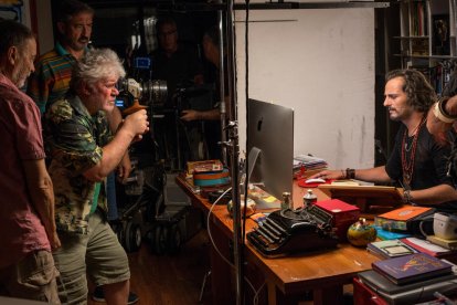 El rodatge de 'Dolor y gloria' amb Pedro Almodóvar.