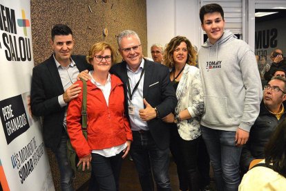 Pere Granados durant la celebració dels resultats la nit electoral del passat 26 de maig a la seu del partit.