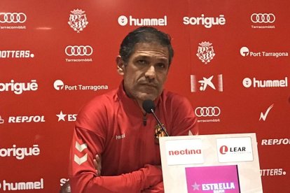 Toni Seligrat en la rueda de prensa de esta mañana.