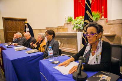 La presentación del opúsculo en la iglesia de Nazaret.