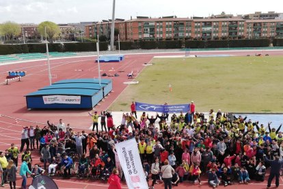 Nueve escuelas de educación especial han participado en la 'Trobada Esportiva'.