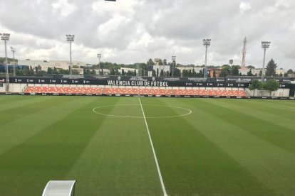 Imagen de la Ciudad Deportiva de Paterna antes del partido.