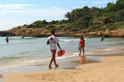 Imatge de la platja de l'Arrabassada.