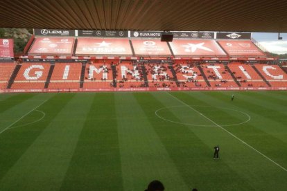 El Nou Estadi instantes antes que empiece el duelo