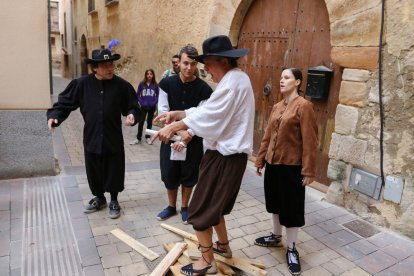 Un moment de la representació 'La roda del temps'.