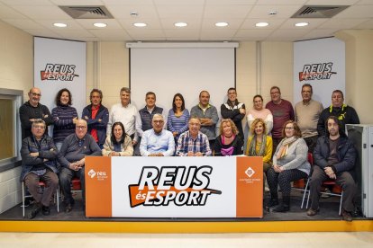 Imatge de la presentació de l'Associació de Voluntaris Esportius Reus.