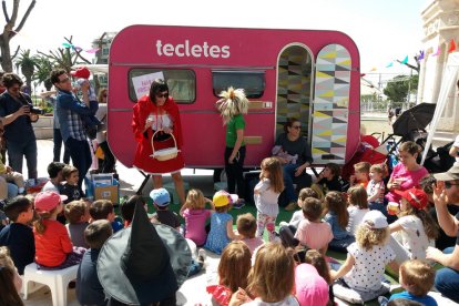 El Tastet de l'any passat, amb la Tecletes Reading Truck de fons.