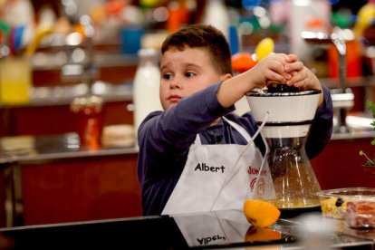 Albert, durant la primera prova de 'Masterchef Junior'.