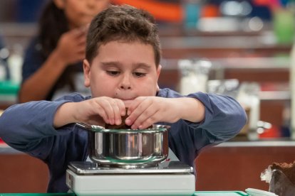 Albert durant una de les proves del programa culinari.