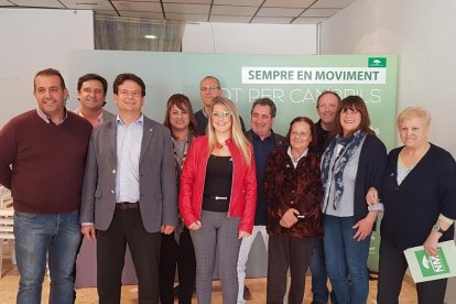 Imatge de l'acte de presentació dels deu primers integrants a la llista de Nou Moviment Ciutadà per Cambrils el 26-M.