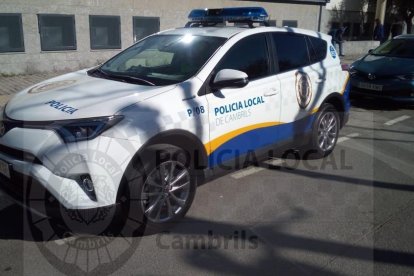 Imagen de una patrulla de la Policía Local de Cambrils.