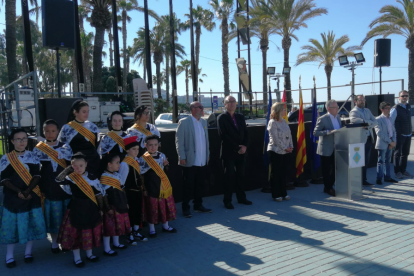 Imatge de l'acte inaugural de la 9a Fira d'entitats de Salou.