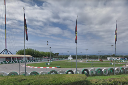 Imatge del Karting Salou, on s'ha produït l'accident.