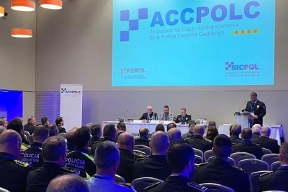 Imagen del congreso anual de la Associació de Caps i Comandaments de la Policia Local de Catalunya.