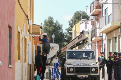 Una de les intervencions que es va fer al març a Sant Josep Obrer.