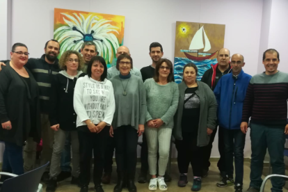 Imagen de los asistentes a la asamblea del día 20 de febrero en el Centro Cívico Les Basses.