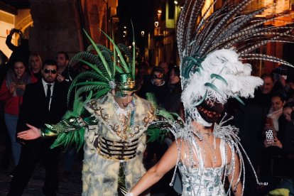 La entrada del Rey y la Concubina del Carnaval 2018.