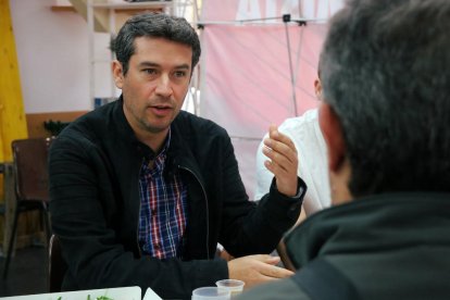 Kenneth Martínez, cap de llista dels socialistes al Vendrell el passat 26 de maig.