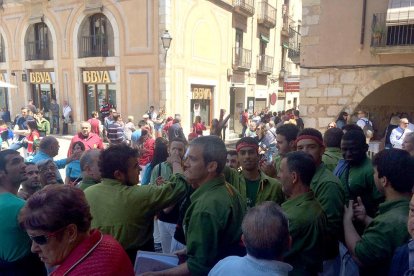 Imatge d'arxiu d'una actuació dels Xiquets d'Alcover a Montblanc.