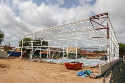 El estado que presentaban las obras el pasado domingo.