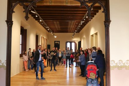 El president del Patronat de Turisme, Pere Segura, en una visita de les jornades de portes obertes.