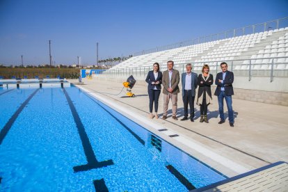 Maria Elisa Vedrina, José Luis Martín, Fernando Carpena, Sylvia Fontana i Josep Maria Claver.