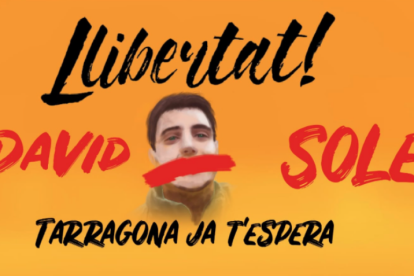 Campanya per exigir la llibertat de David Solé.