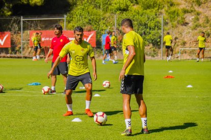 Elvir Maloku, durant un entrenament aquesta pretemporada.