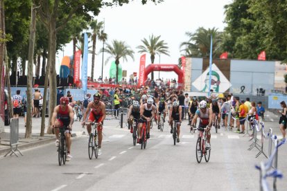 Imatge del Triatló de Cambrils.