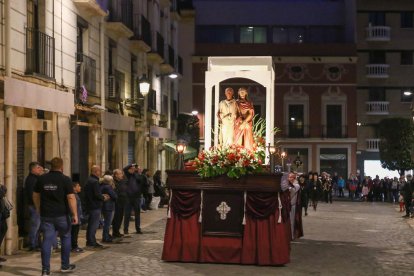 La processó va transcórrer pels carrers del centre de la ciutat.