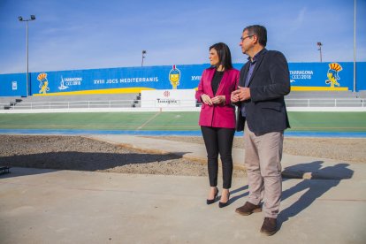 La concejala de Deportes, Maria Elisa Vedrina y el concejal de Presidencia, José Luis Martín.