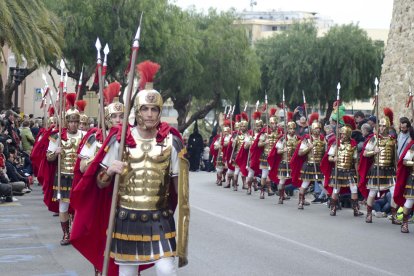 Els armats són un dels elements indestriables de la processó del Sant Enterrament.